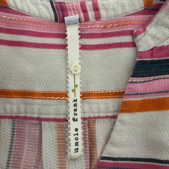 Uncle Frank Colorful Striped Tunic Dress, Size Small - Picture 6 of 6